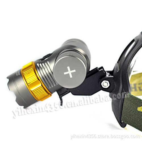 Multifunction 1000LM Long Range Cree XML T6 LED Fishing Headlamp(1*18650/3AAA)